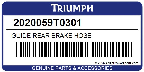 Triumph 2020059T0301 Guide Rear Brake Hose