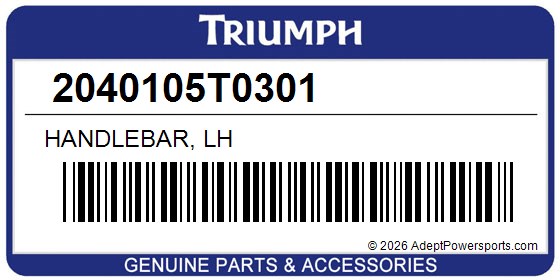 Triumph 2040105T0301 Handlebar, Lh
