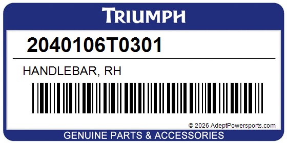 Triumph 2040106T0301 Handlebar, Rh