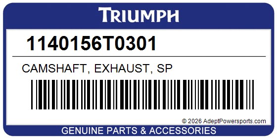 Triumph 1140156T0301 Camshaft, Exhaust, Sp