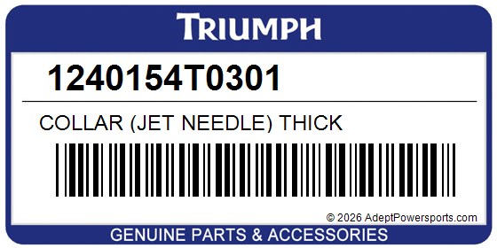 Triumph 1240154T0301 Collar (Jet Needle) Thick