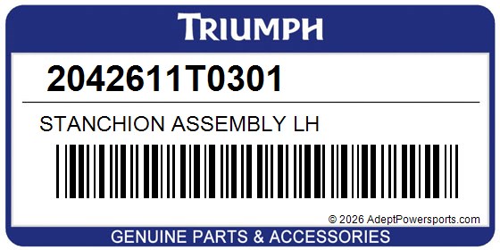 Triumph 2042611T0301 Stanchion Assembly Lh