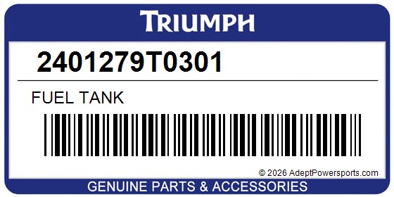 Triumph 2401279T0301 Fuel Tank