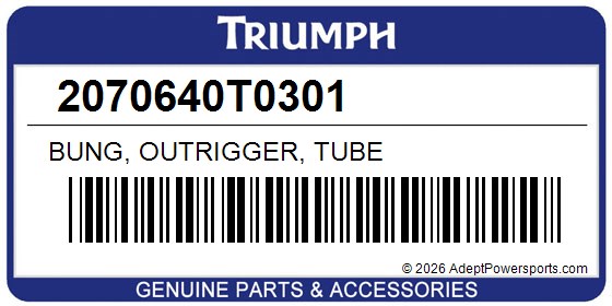 Triumph 2070640T0301 Bung, Outrigger, Tube