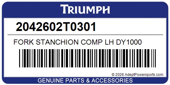 Triumph 2042602T0301 Fork Stanchion Comp Lh Dy1000