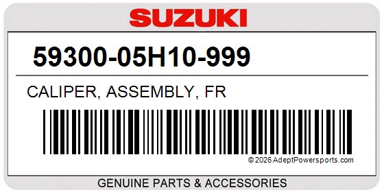 Suzuki 59300-05H10-999 Caliper, Assembly, Fr