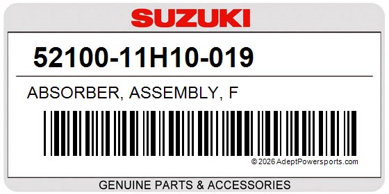 Suzuki 52100-11H10-019 Absorber, Assembly, F