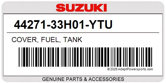 Suzuki 44271-33H01-YTU Cover, Fuel, Tank