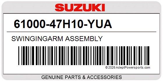 Suzuki 61000-47H10-YUA Swingingarm Assembly