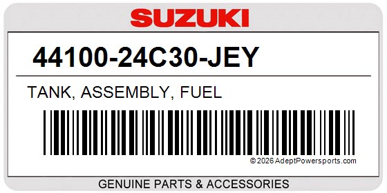 Suzuki 44100-24C30-JEY Tank, Assembly, Fuel