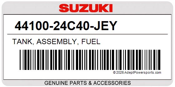 Suzuki 44100-24C40-JEY Tank, Assembly, Fuel