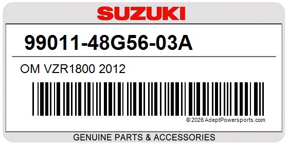 Suzuki 99011-48G56-03A Om Vzr1800 2012