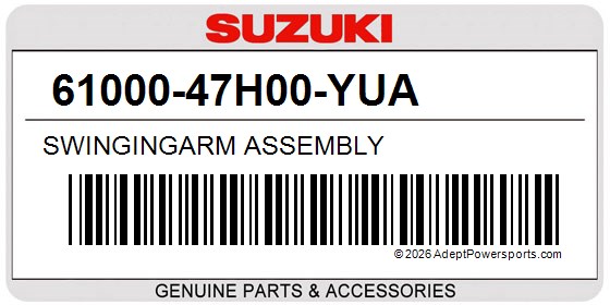 Suzuki 61000-47H00-YUA Swingingarm Assembly