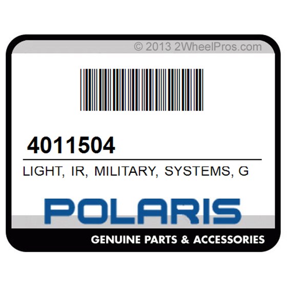 Polaris 4011504 Light, Ir, Military, Systems, Grp