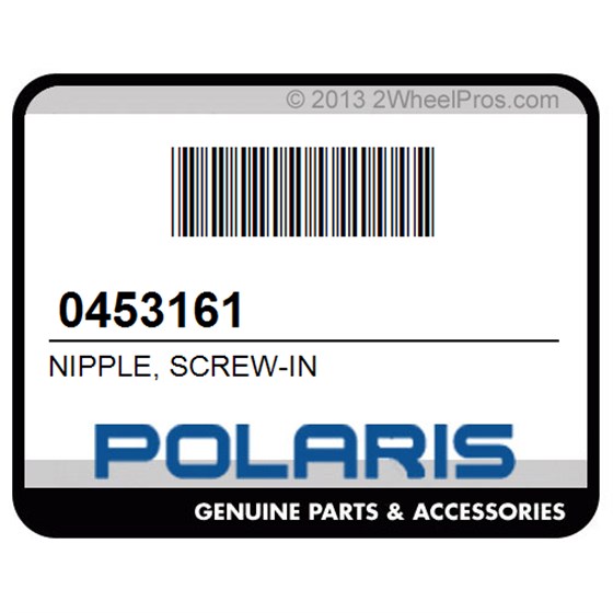 Polaris 0453161 Nipple, Screw-In