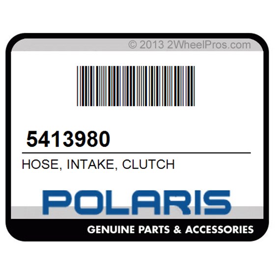 Polaris 5413980 Hose, Intake, Clutch