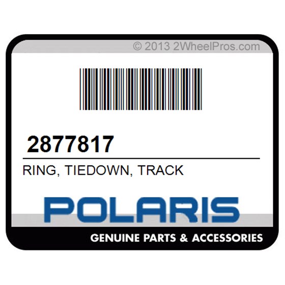 Polaris 2877817 Ring, Tiedown, Track