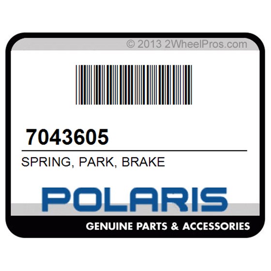 Polaris 7043605 Spring, Park, Brake