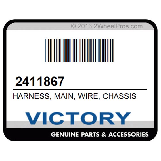 Victory 2411867 Harness, Main, Wire, Chassis