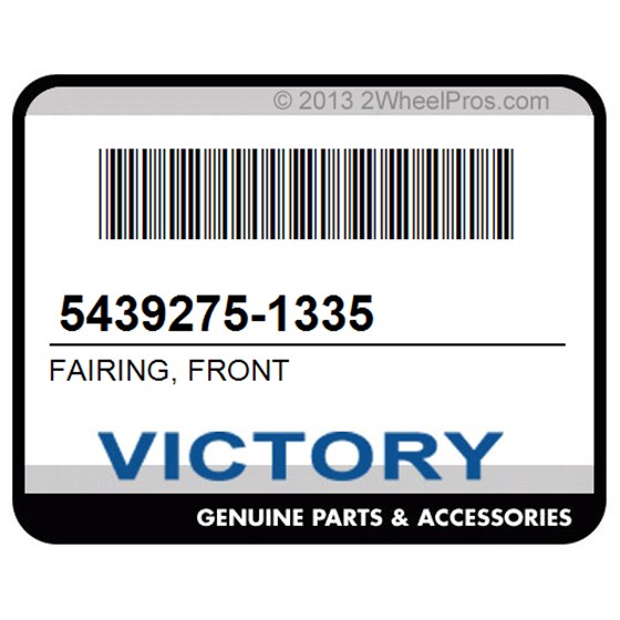 Victory 5439275-1335 Fairing, Front