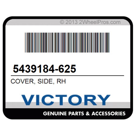 Victory 5439184-625 Cover, Side, Rh