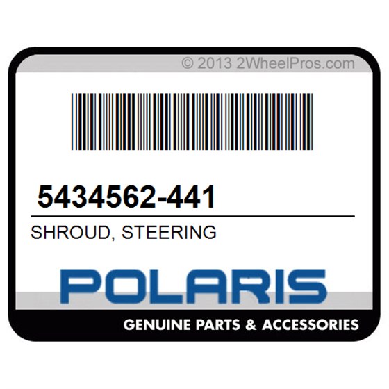 Polaris 5434562-441 Shroud, Steering