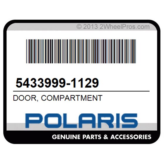 Polaris 5433999-1129 Door, Compartment