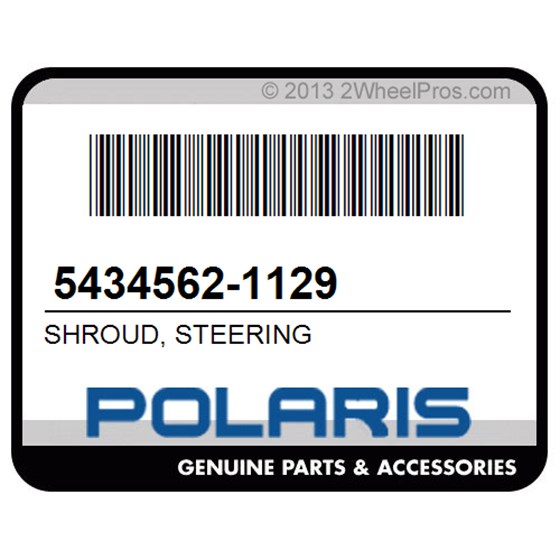 Polaris 5434562-1129 Shroud, Steering