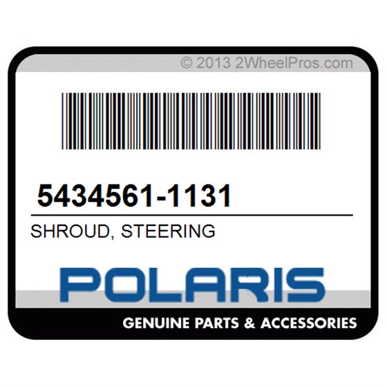 Polaris 5434561-1131 Shroud, Steering