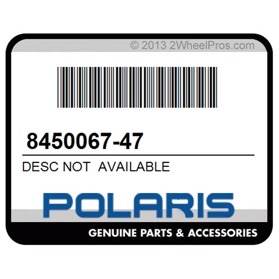 Polaris 8450067-47 Desc Not_Available