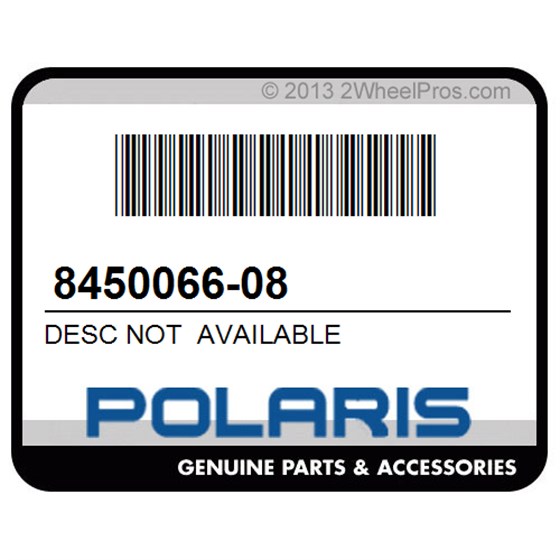Polaris 8450066-08 Desc Not_Available
