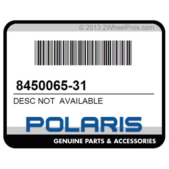 Polaris 8450065-31 Desc Not_Available