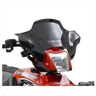 Polaris 2875781 Lock & Ride® Black Low-Profile Windshield – Sportsman