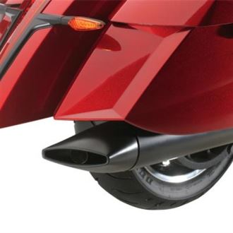 Victory 2878042-266 Big Mouth Exhaust Tips - Black