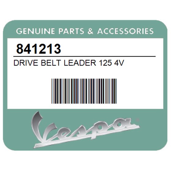 Vespa 841213 Drive Belt Leader 125 4V