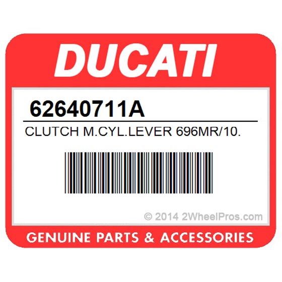 Ducati 62640711A Clutch M.Cyl.Lever 696Mr/10. Lever With Dowel.