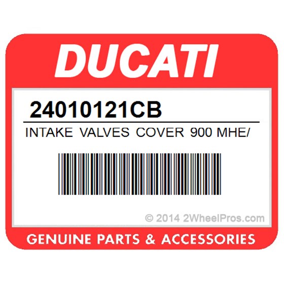 Ducati 24010121CB Intake Valves Cover 900 Mhe/01. Intake Valve Cover.