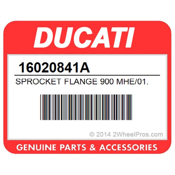 Ducati 16020841A Sprocket Flange 900 Mhe/01. Complete Rear Sprocket Flange.