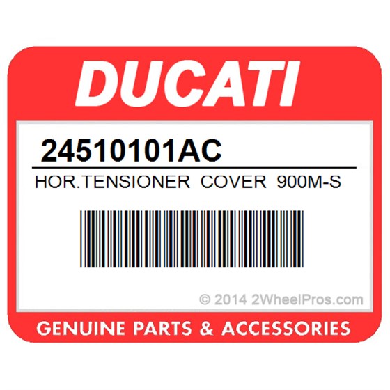 Ducati 24510101AC Hor.Tensioner Cover 900M-Ss/01. Horizontal Tensioner Roller Cover.