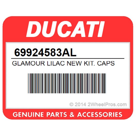 Ducati 69924583AL Glamour Lilac New Kit. Caps Kit (Mauve).