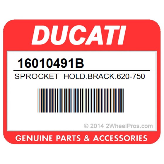 Ducati 16010491B Sprocket Hold.Brack.620-750M02. Rear Sprocket Flange.