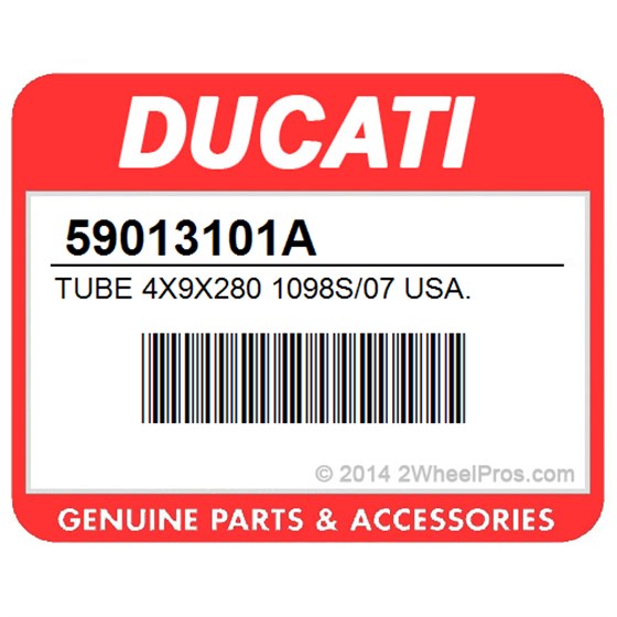 Ducati 59013101A Tube 4X9x280 1098S/07 Usa.