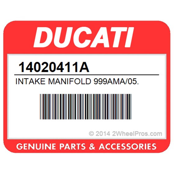 Ducati 14020411A Intake Manifold 999Ama/05.