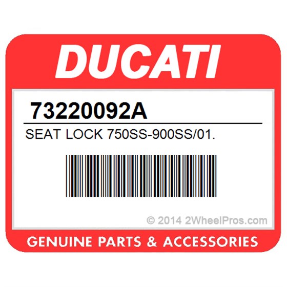 Ducati 73220092A Seat Lock 750Ss-900Ss/01.