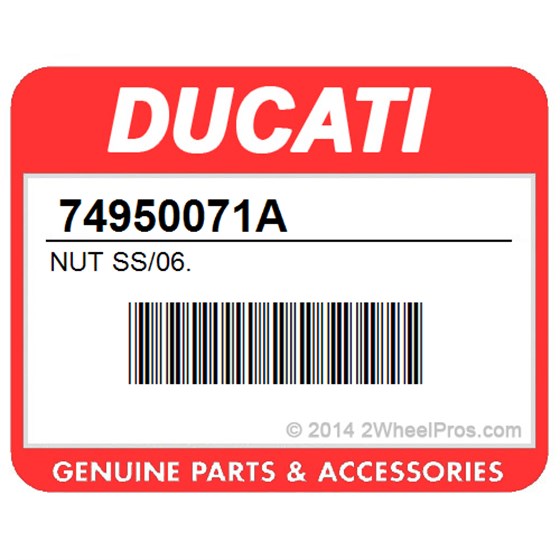 Ducati 74950071A Nut Ss/06.