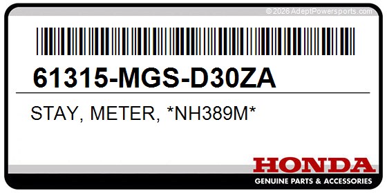 Honda 61315-MGS-D30ZA Stay, Meter, *Nh389m*