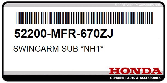 Honda 52200-MFR-670ZJ Swingarm Sub *Nh1*