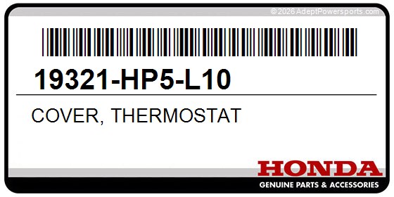 Honda 19321-HP5-L10 Cover, Thermostat