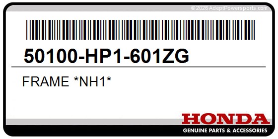 Honda 50100-HP1-601ZG Frame *Nh1*