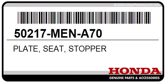 Honda 50217-MEN-A70 Plate, Seat, Stopper